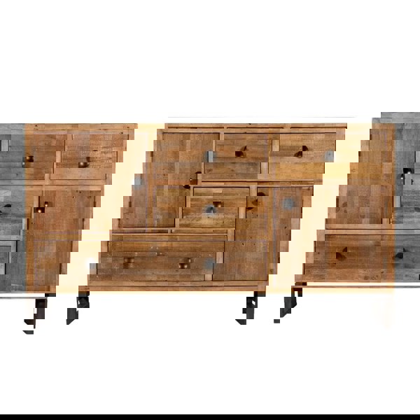 reclaimed wood side board