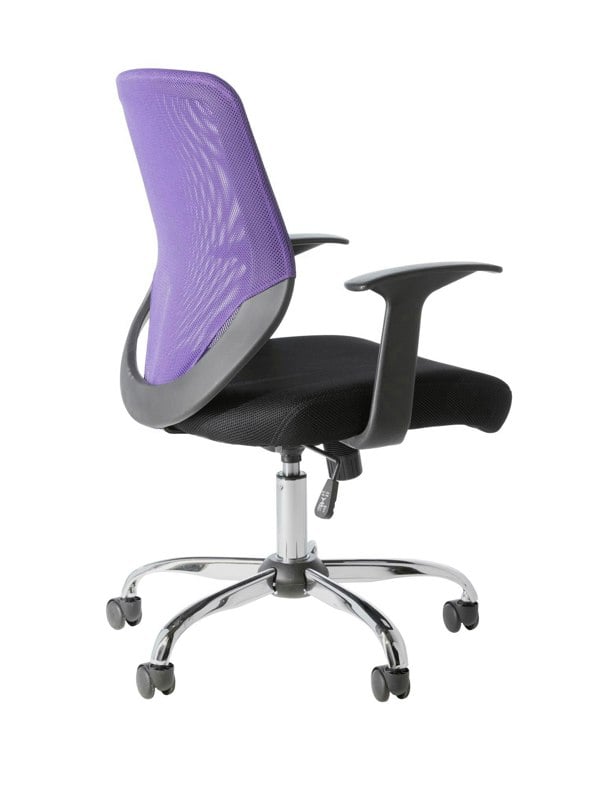 Dorel Home Atalanta mesh office chair in purple / black