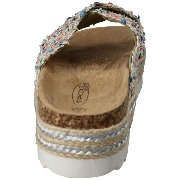 Spot On Ladies Spot On Chunky Sole Summer Mule