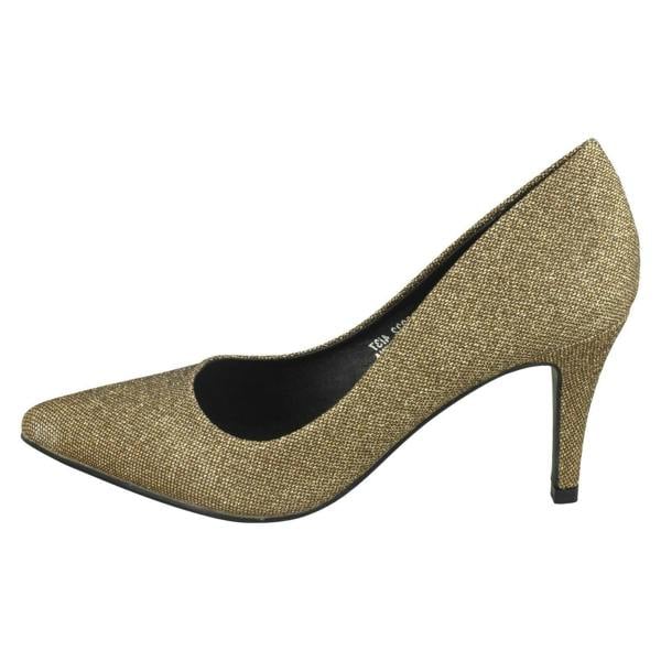 Anne Michelle Ladies Anne Michelle Mid Heel Court Shoes