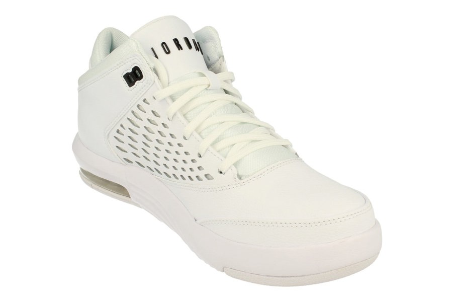 Nike Air Jordan Flight Origin 4 Mens Basketball Trainers 921196  100 - White Black 100 - Photo 3