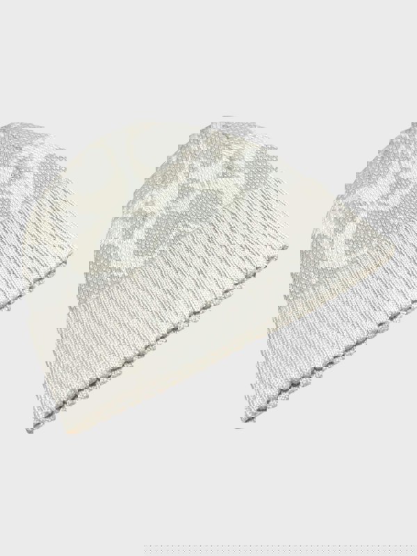 Coach Jumbo Signature Beanie Chalk Grey