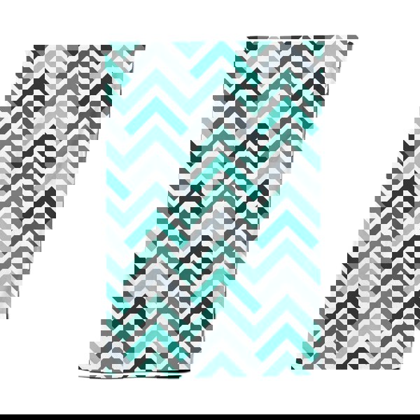 Warren Reed Geometric Retro Vintage Colored Chevron Pattern Tea Towel