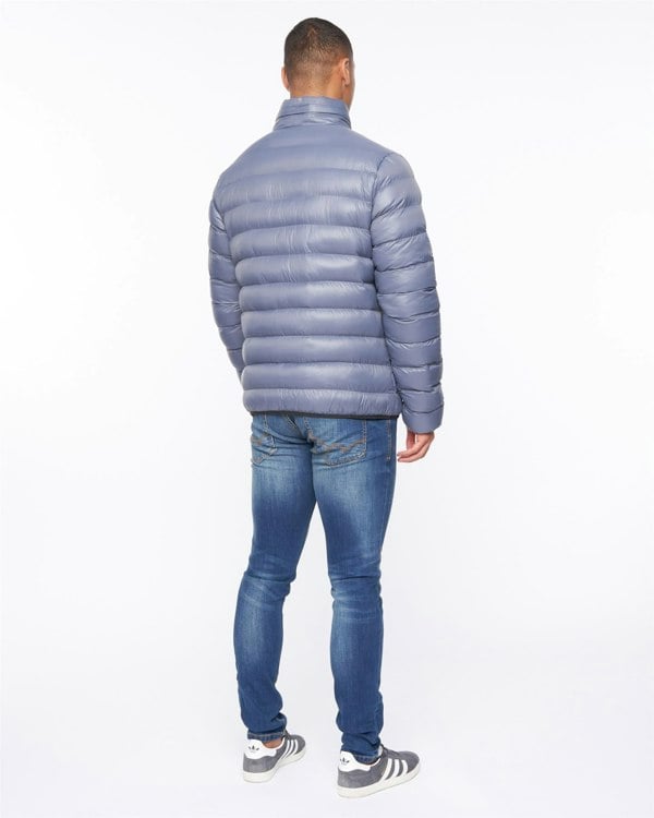 Duck and Cover Shemmy Two Quilted Jacket Denim Blue