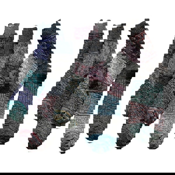 Anysox 5 Pairs Size 5-11 Fashion Socks High Quality Colorful Cotton for Men