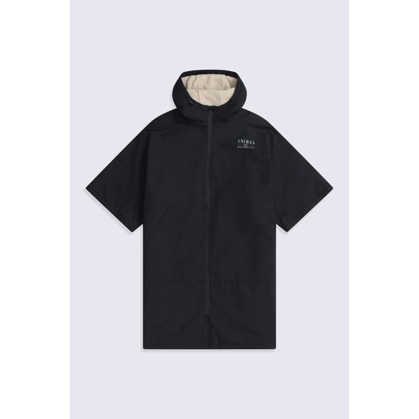 Animal Mens Misty Recycled Fleece Lined Parka - Dark Grey - 