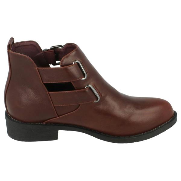 Spot On Girls Spot On Ankle Boots With Buckle Detail
