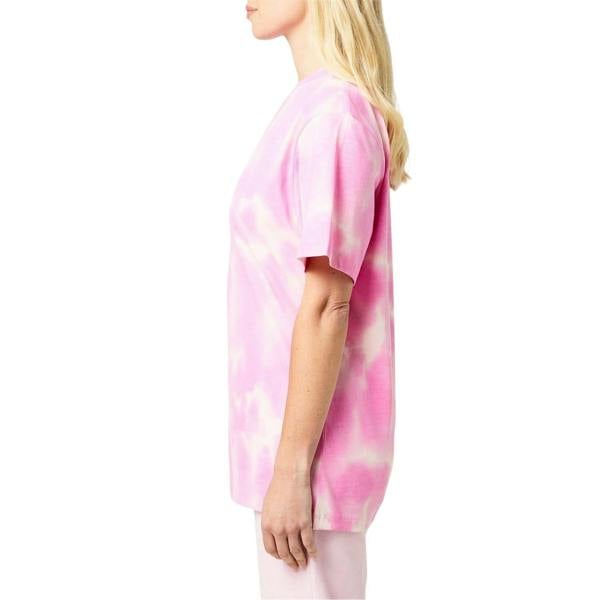 Hugo Womens/Ladies Tie Dye Crew Neck T-Shirt - Medium Pink - 