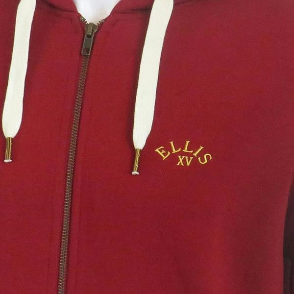 Ellis-Rugby-Red-Hoodie-Full-Zip-Ellis-XV-Crest