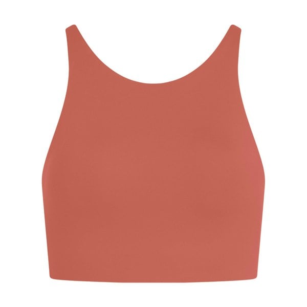 Girlfriend Collective Womens/Ladies Topanga Cross Back Bra - Sedona