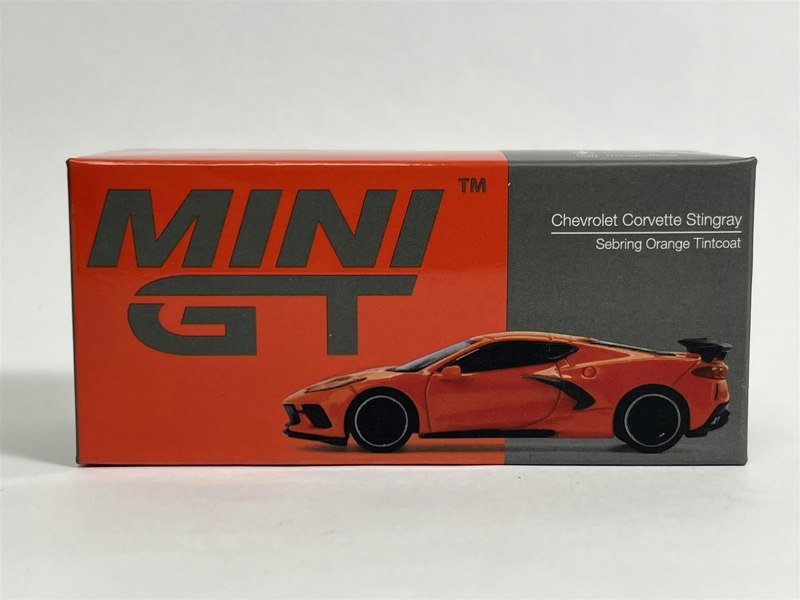 Mini GT Chevrolet Corvette Stingray 2020 Sebring Orange Tintcoat RHD 1:64 Mini GT MGT00227R