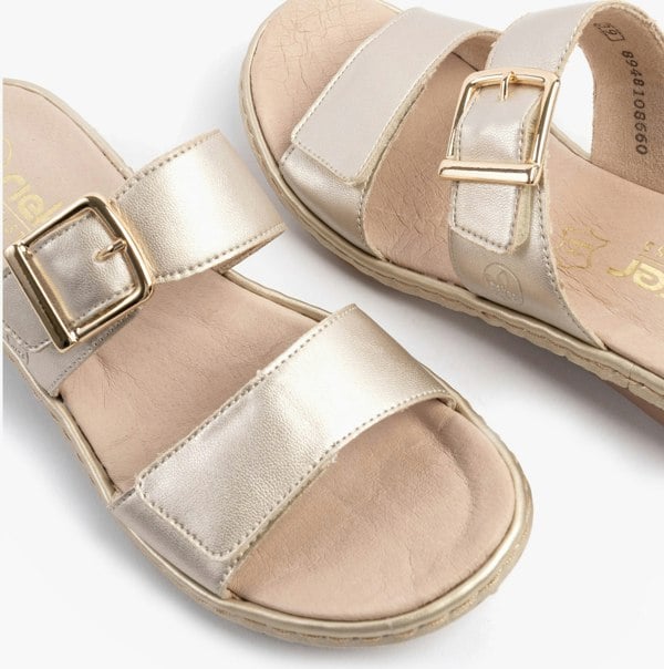Rieker 65957-90 Womens Sandals - Gold