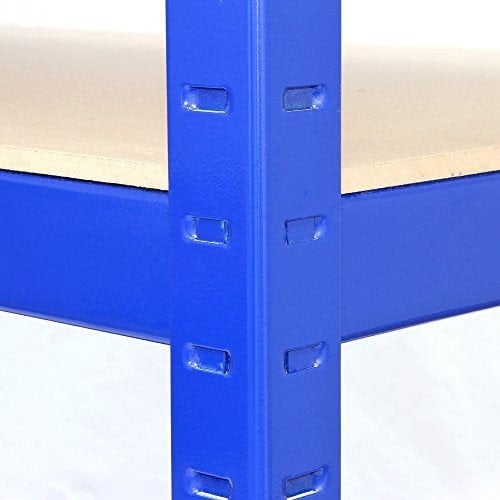 Monster Racking T-Rax Strong Storage Shelves - Blue (120cm W, 60cm D) Set of 3