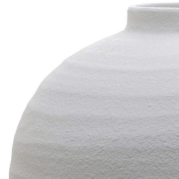 Hill Interiors Tiber Matte Vase - White