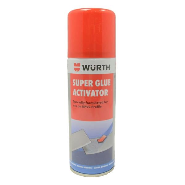 Wurth Activator Spray 200ml Fast Curing Adhesive Accelerator