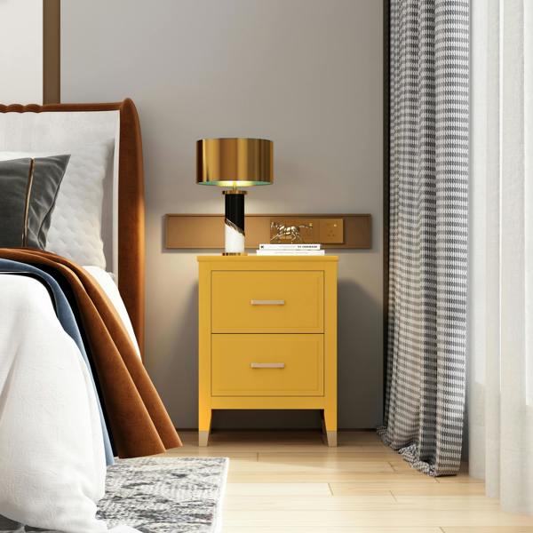 Cabinet Bits Palazzi 2 Drawer Bedside Table