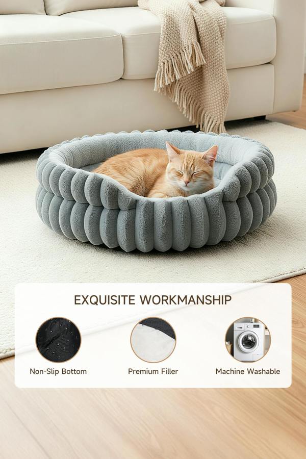 Living and Home Grey Pet Sofa Bed for Cat and Dog
