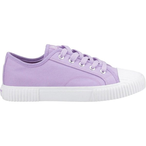 Hush Puppies Freya Canvas Textile Women's Lilac Trainers