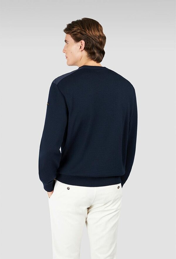 Paul & Shark Soft Cool Touch Wool Sweater with Typhoon® Details