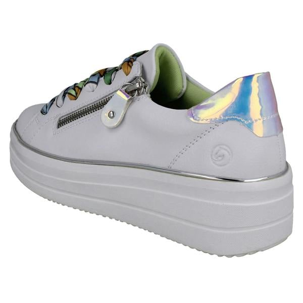 Remonte Ladies Remonte Scarf Lace Platform Trainers D1C06