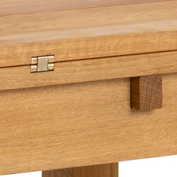 Wyld Haus Helsingor Natural Oak Effect Extendable Dining Table