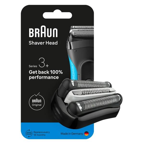 Braun Series 3+ Electric Shaver ORIGINAL Replacement Head, 32B