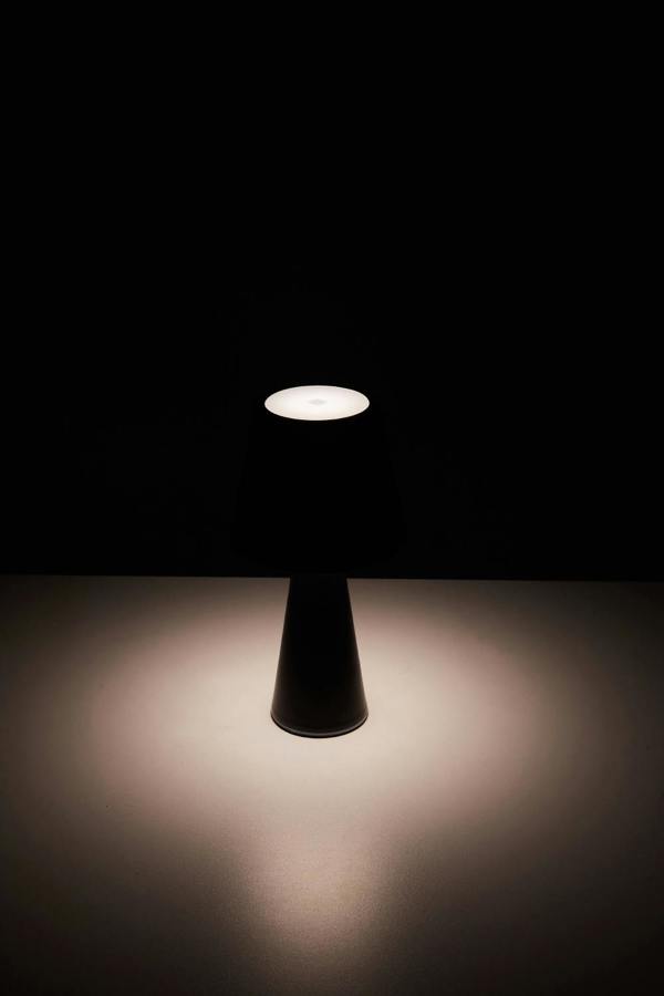 Living and Home Nordic-style Rechargeable Dimmable Table Lamp Night Light