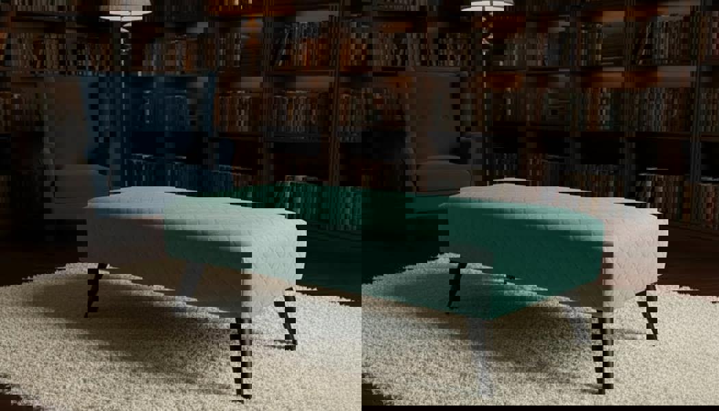 ISTOOLS Premium Stitched Footstool Bench & Coffee Table – Non-Storage