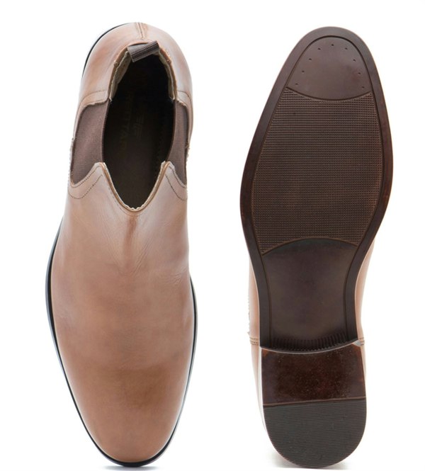Thomas Crick Red Tape Crick Beeston Casual Formal Mens Leather Pull On Chelsea Boots