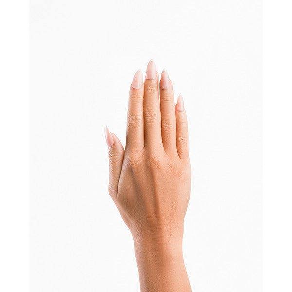 Nail HQ Almond Glossy French Nails (24 Pieces)