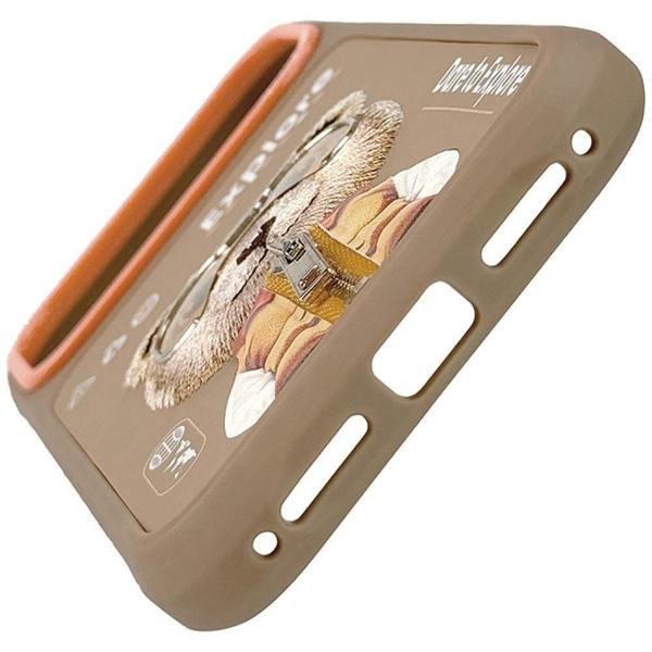 Nimmy Friends Nimmy Cool & Cute 2.0 Bear Case with MagSafe for iPhone 17 Pro 6.3" Brown Orange - N-KMLL-IP17-PRO-011-B