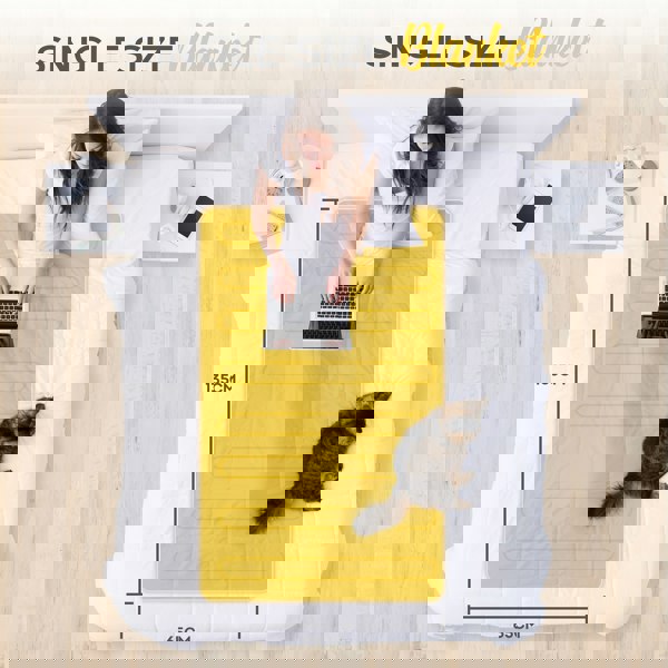 MONHOUSE  Heated Electric Under Blanket Mattress Topper 3 Heat Settings