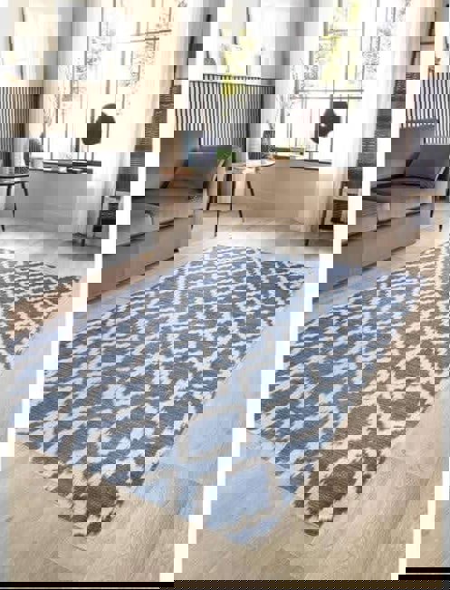 The Rugs Washable Rug Eterna Diamond Design | Stylish Decor