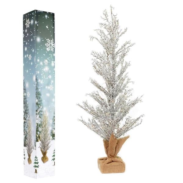 18in to 36in Pre-Lit Artificial Christmas Trees with Warm White LED Lights image 1