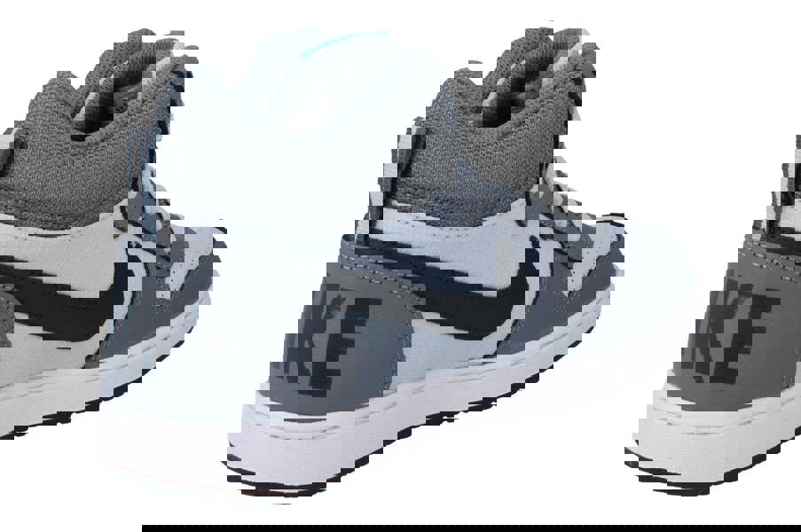 Nike Court Borough Mid GS Trainers 839977  009 - Cool Grey Anthracite 009 - Photo 2