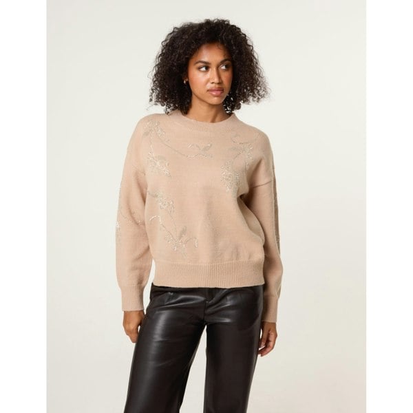 Blue Vanilla Sparkling Sequins Jumper