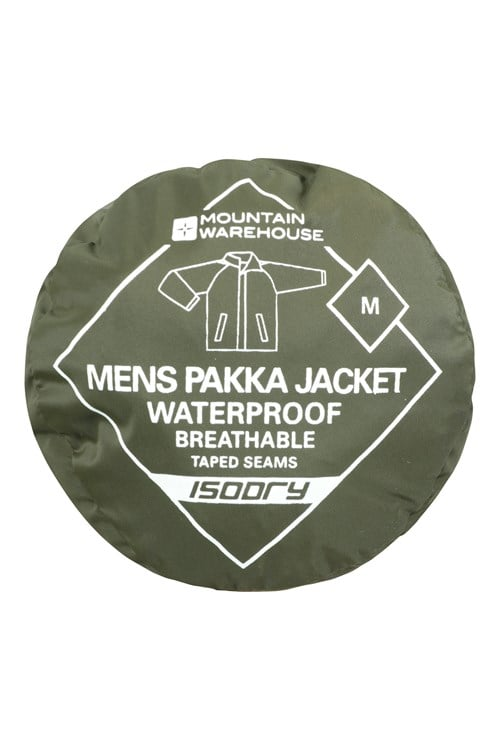 Mountain Warehouse Mens Pakka II Waterproof Jacket - Green