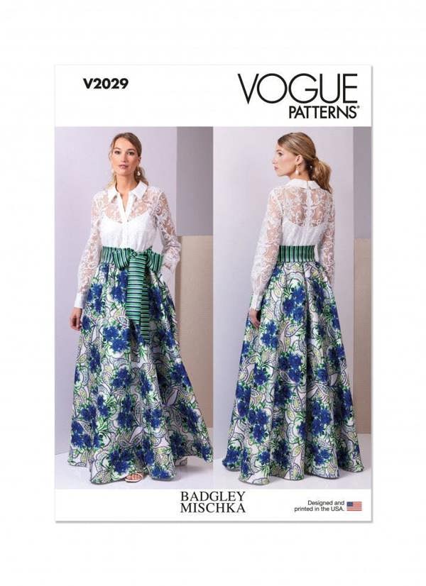 Vogue Sewing Pattern 2029, Dresses for Women, B5(8-10-12-14-16) - Advanced