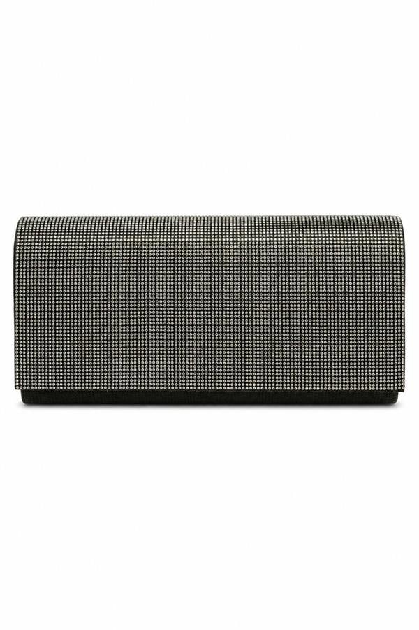 Love Lemonade Crystal Sparkle Clutch Bag Black