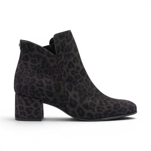 Tamaris Women's Grey Faux Heeled Ankle Boots - 25354-43