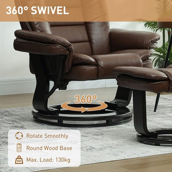 Recliner with Ottoman