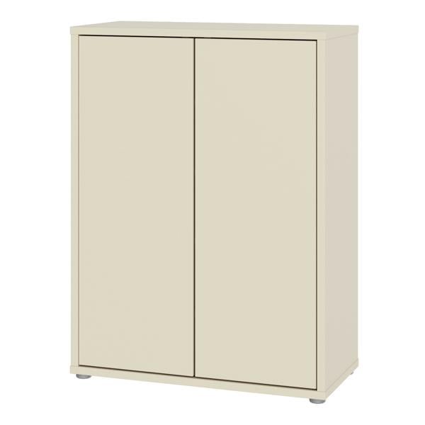Furniture To Go Alice Springs Shoe Cabinet with 2 Doors Push-to-Open in Sand