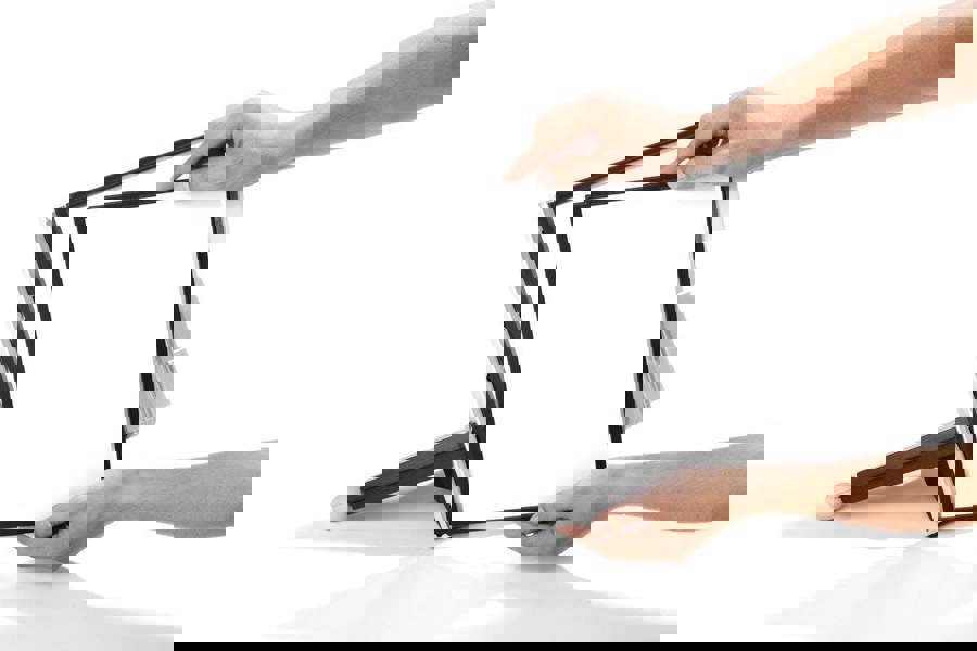 Durable SHERPA TABLE 20 Desk Display Panel Stand | 20 Panels | A4 Black & Grey