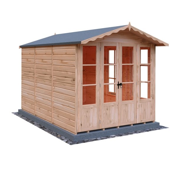 Shire Kensington 7x10 12mm interlock Clad wooden Summerhouse - Best Shed