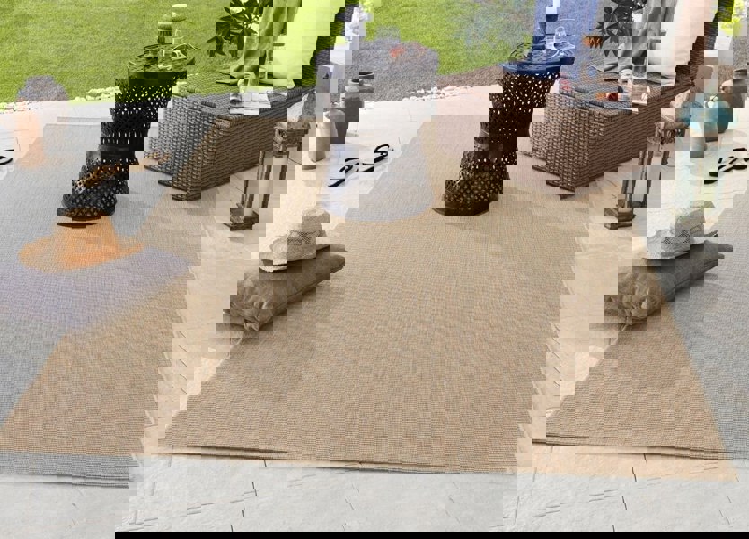 The Rugs Weatherproof Plain Indoor - Outdoor Rug