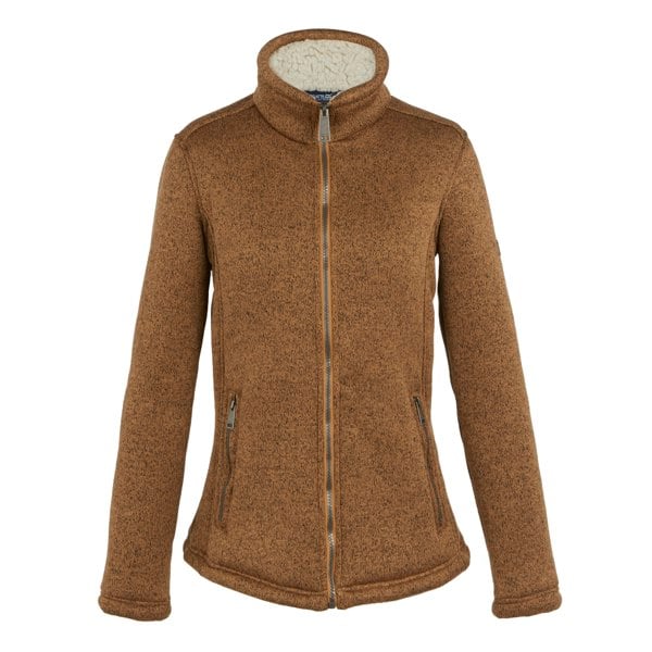 Regatta Women's Razia II Full Zip Fleece Jacket - Light Vanilla/Bran Brown