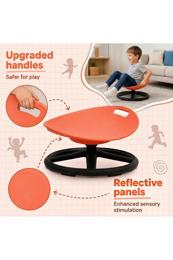 Living and Home Sensory Balance Training Spinning Chair for Kids
