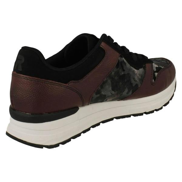 Rieker Ladies R-EVOLUTION By Riekier Camo Detailed Trainers 40804