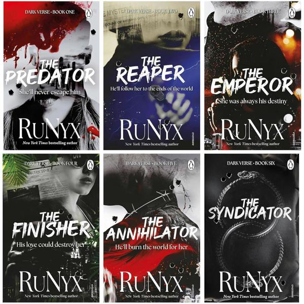 The Dark Verse Series by RuNyx 6 Books Collection Set (The Syndicator, The Annihilator, The Finisher, The Emperor, The Reaper and The Predator)