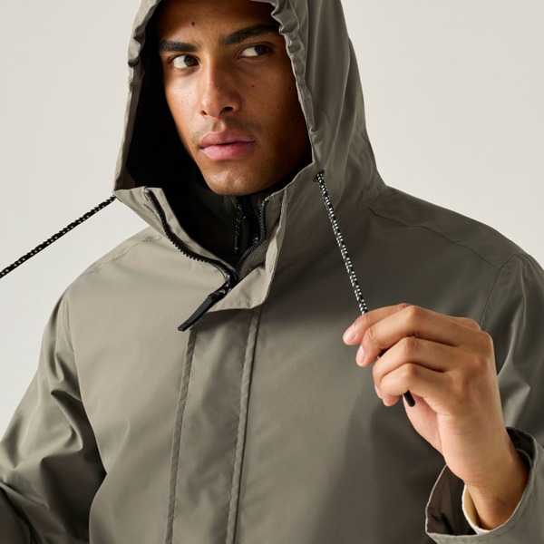 Regatta Mens Shorebay Waterproof Insulated Jacket - Smokey Olive/Black